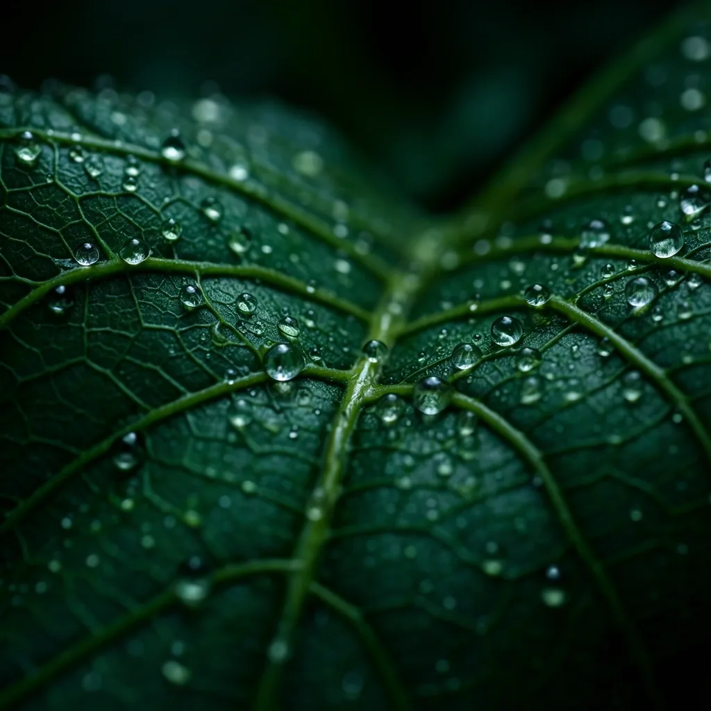 Leaf surface detail